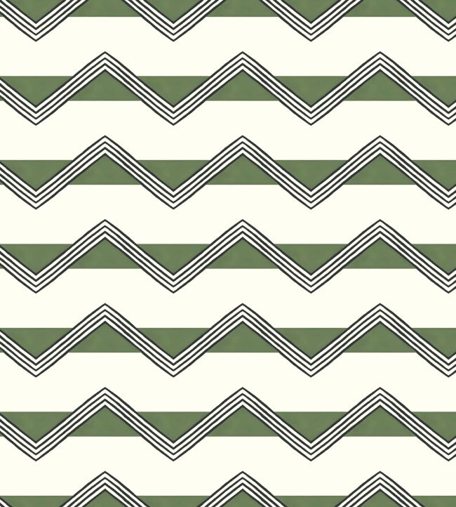 Moroccan Stripes Wallpaper by Ottoline Green