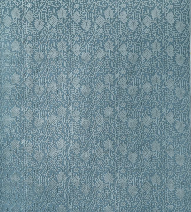 Morris Velvet Fabric by Thibaut Mineral