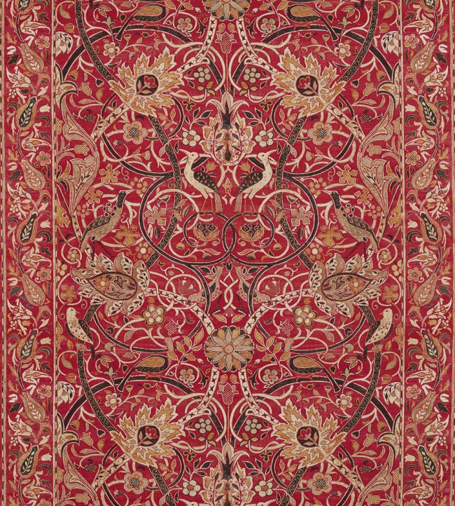Bullerswood Fabric by Morris & Co Paprika/Gold