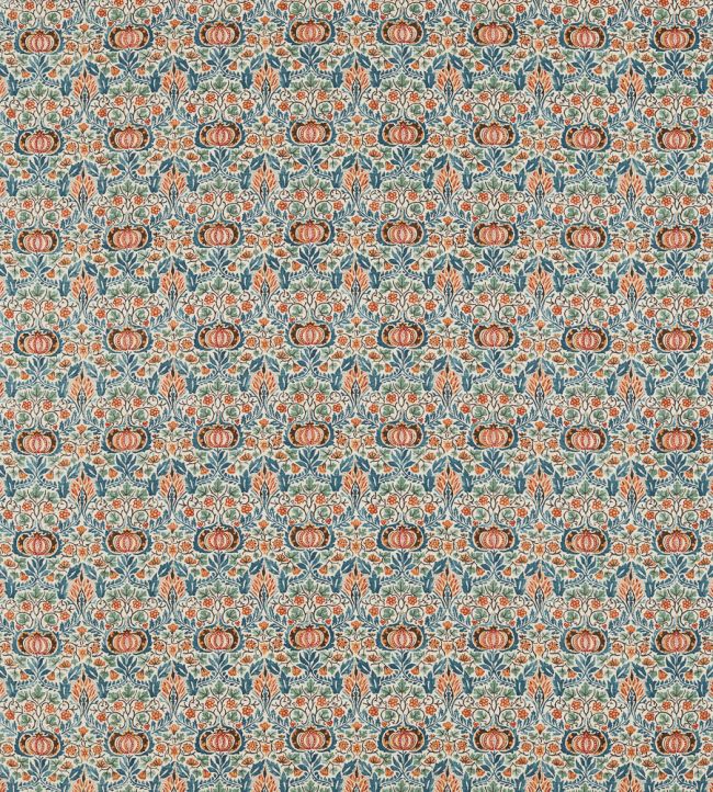 Little Chintz Fabric by Morris & Co Teal/Saffron