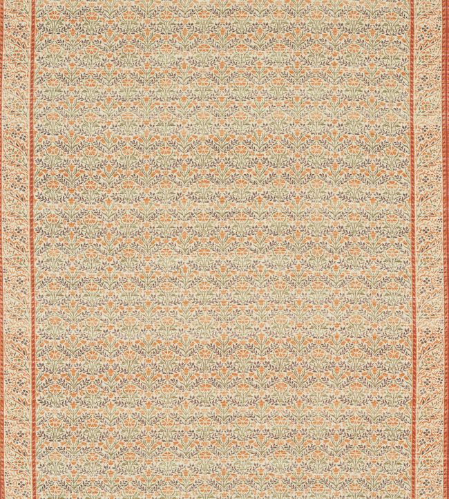 Morris Bellflowers Fabric by Morris & Co Saffron/Olive