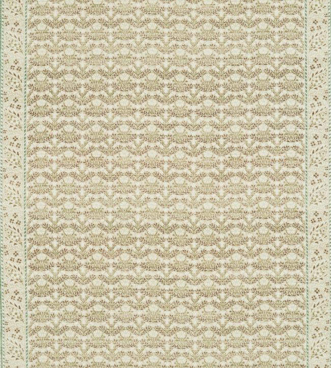 Morris Bellflowers Fabric by Morris & Co Fennel/Grey