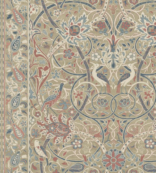 Bullerswood Wallpaper by Morris & Co Spice/Manilla