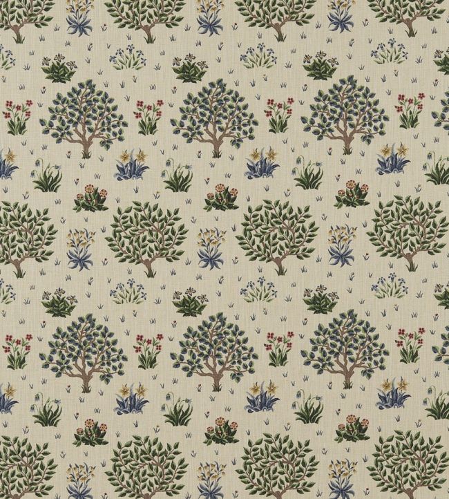 Orchard Fabric by Morris & co Forest/Indigo