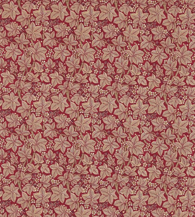 Bramble Fabric by Morris & Co Wine/Thyme