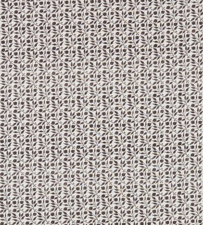 Rosehip Fabric by Morris & Co Black/Ecru