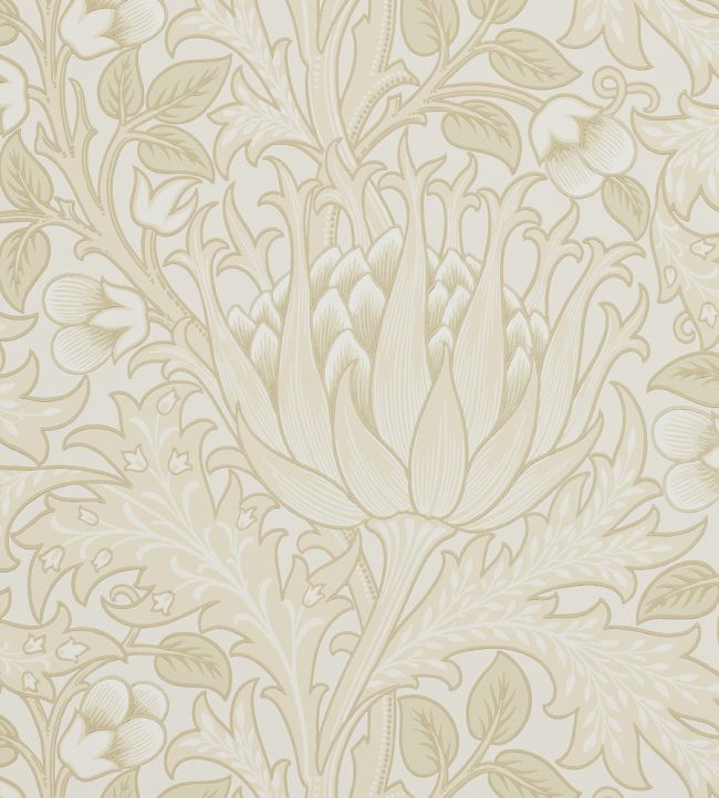 Artichoke Wallpaper by Morris & Co Vellum