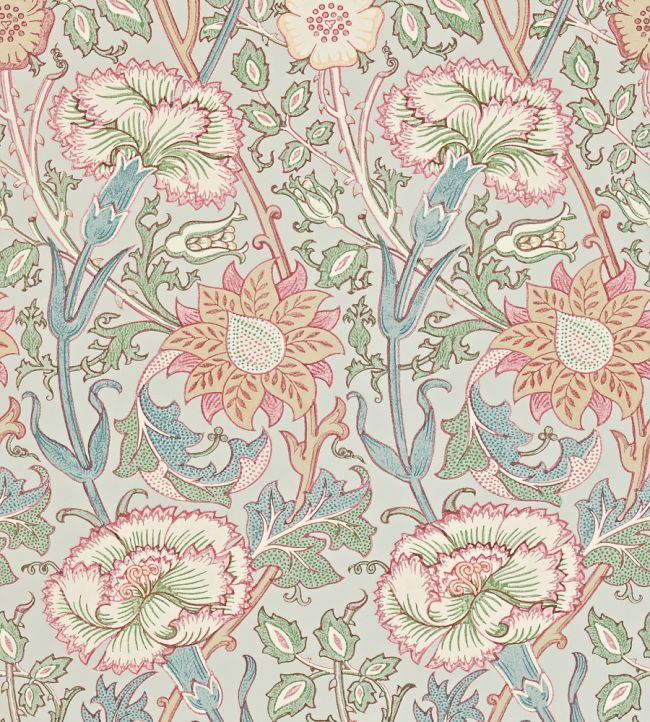 Pink & Rose Wallpaper by Morris & Co Eggshell/Rose
