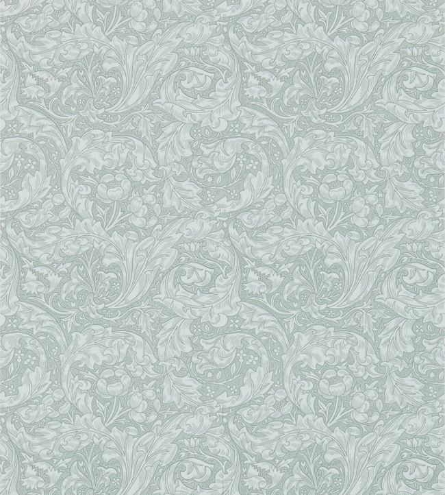Bachelors Button Wallpaper by Morris & Co Silver
