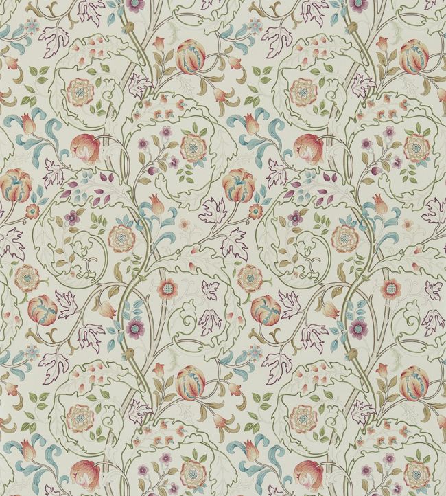 Mary Isobel Wallpaper by Morris & Co Rose/Artichoke