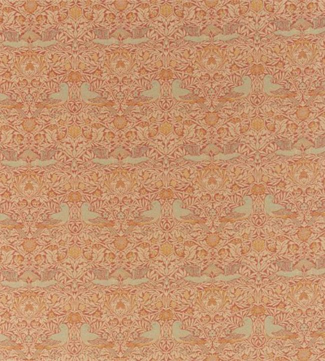 Bird Weave Fabric by Morris & Co Brick