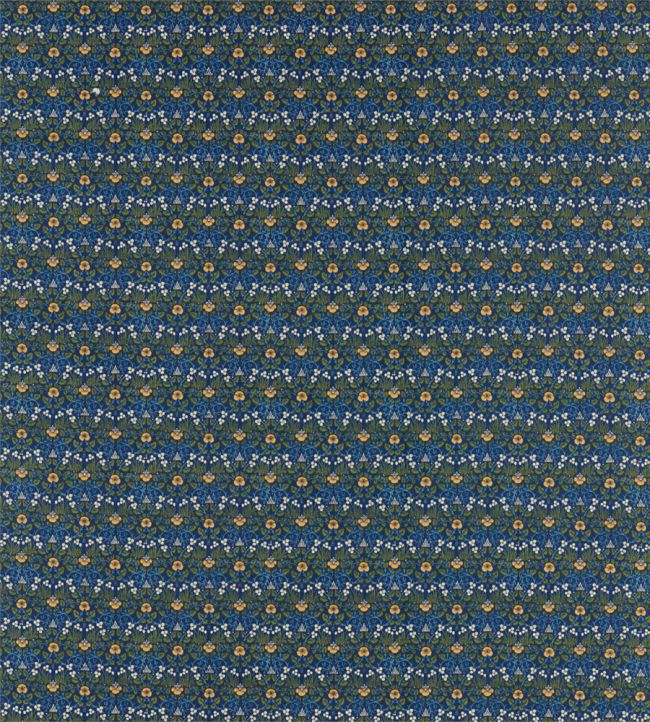 Eye Bright Fabric by Morris & Co Indigo