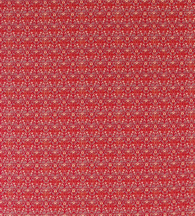 Eye Bright Fabric by Morris & Co Red