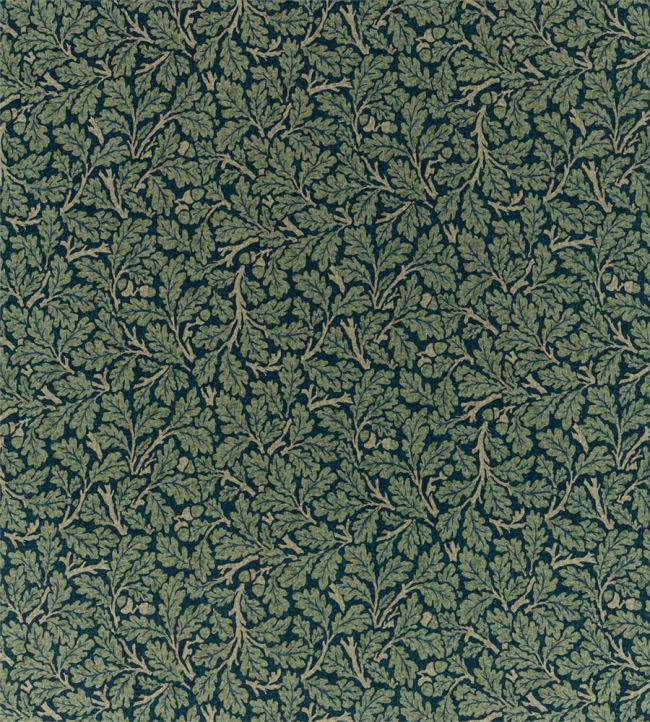 Oak Fabric by Morris & Co Teal / Slate