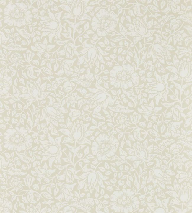 Mallow Wallpaper by Morris & Co Cream Ivory