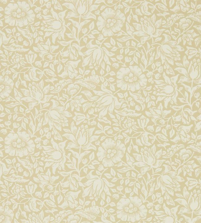 Mallow Wallpaper by Morris & Co Soft Gold