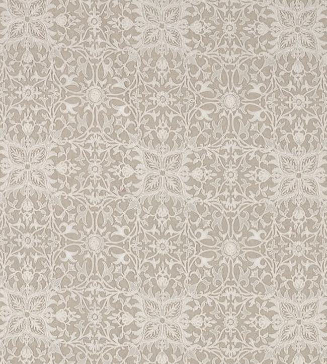 Pure Net Ceiling Embroidery Fabric by Morris & Co Flax