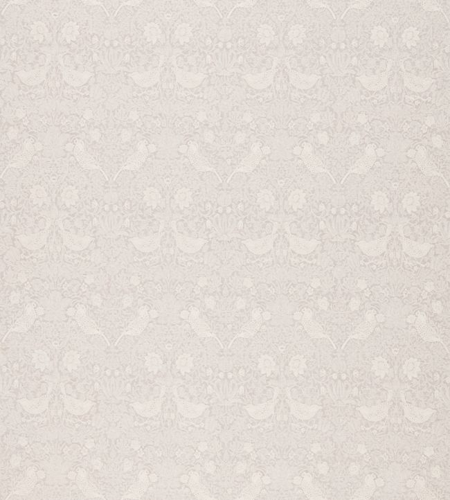 Strawberry Thief Embroidery Fabric by Morris & Co Pebble