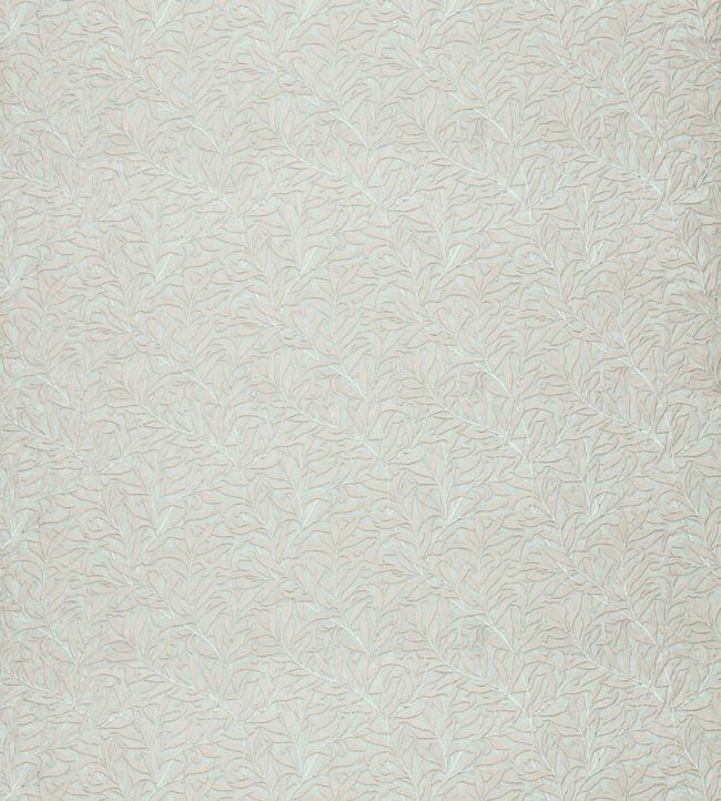 Pure Willow Bough Embroidery Fabric by Morris & Co Wild Mint