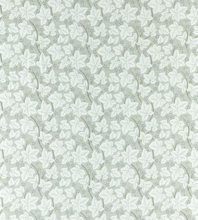 Pure Bramble Embroidery Fabric by Morris & Co Lightish Grey