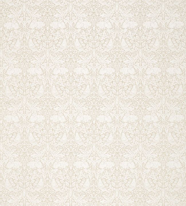 Pure Brer Rabbit Weave Fabric by Morris & Co Flax