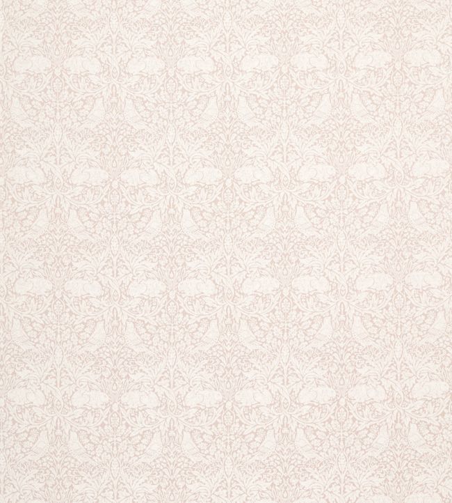Pure Brer Rabbit Weave Fabric by Morris & Co Faded Sea Pink