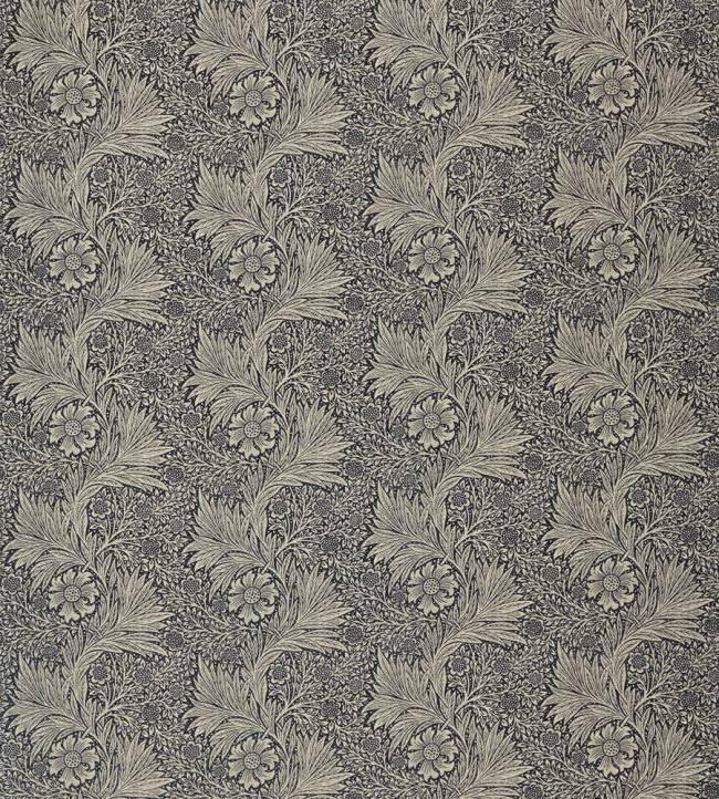 Pure Marigold Fabric by Morris & Co Black Ink