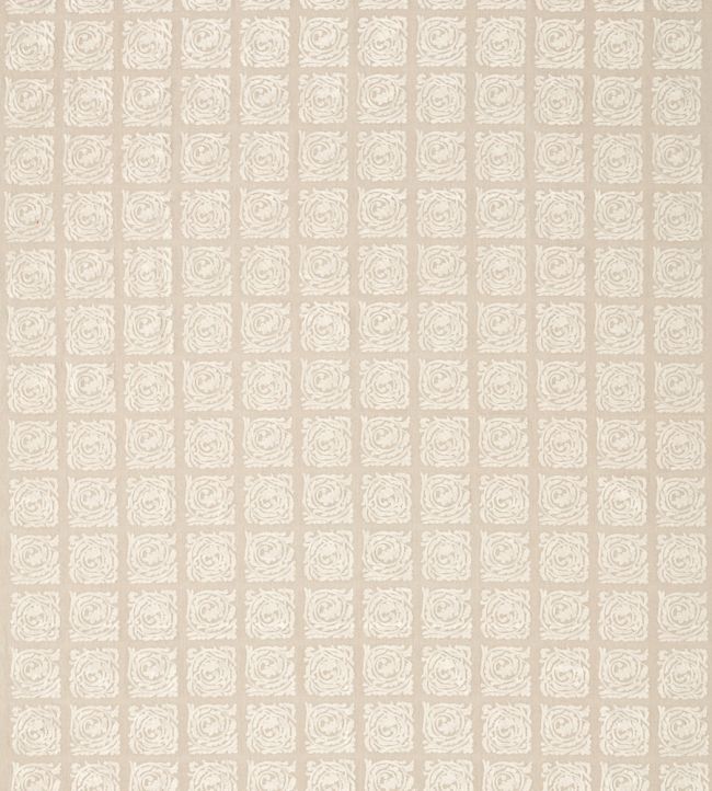 Pure Scroll Embroidery Fabric by Morris & Co Flax