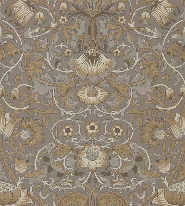 Pure Lodden Wallpaper by Morris & Co Taupe/Gold
