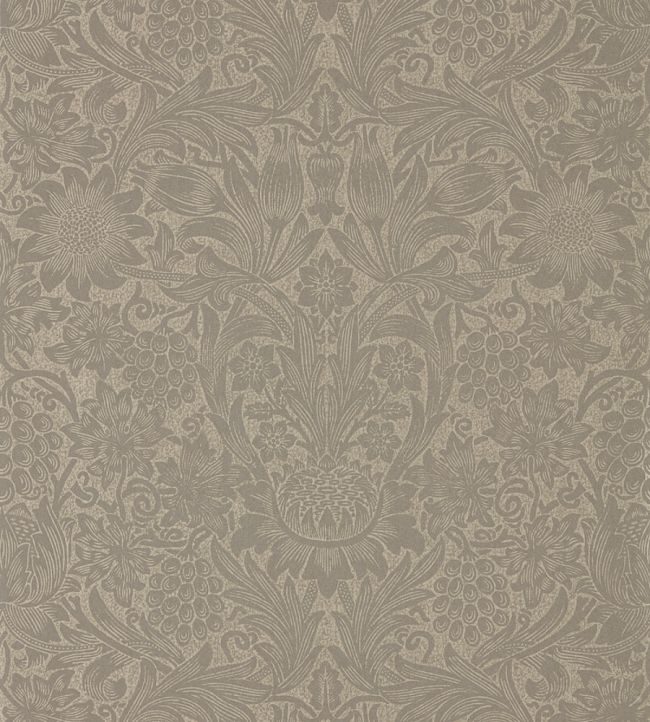 Pure Sunflower Wallpaper by Morris & Co Mole/Gold