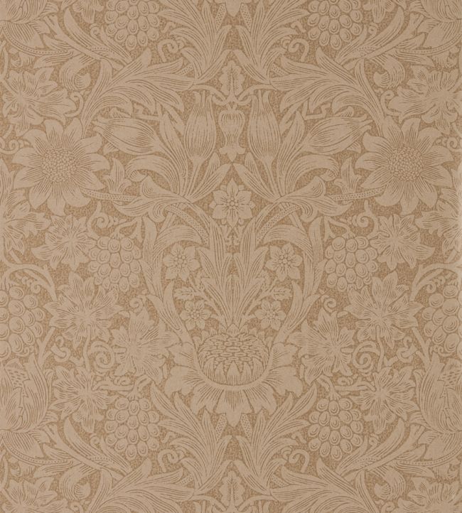 Pure Sunflower Wallpaper by Morris & Co Copper/Russet