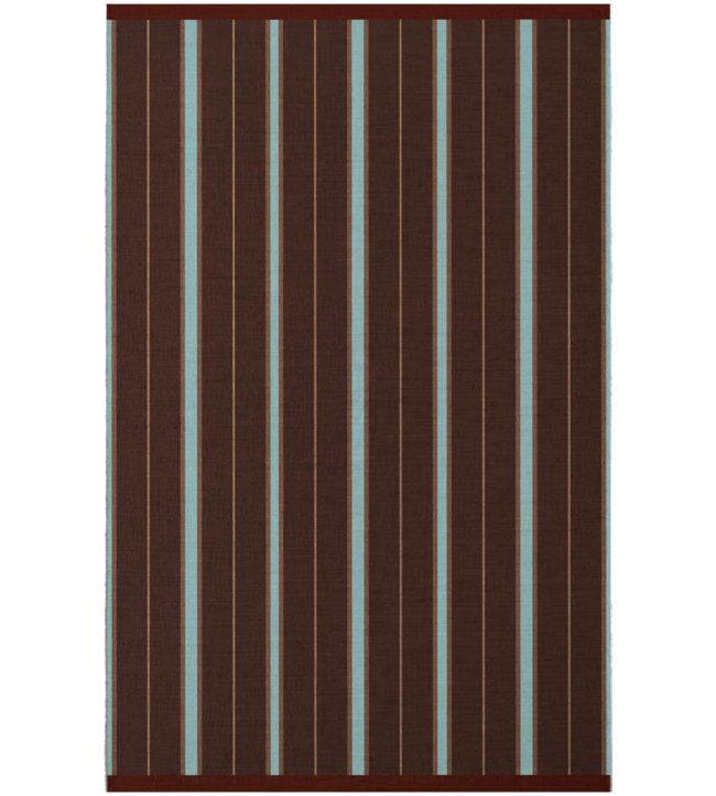 Layered Morrisstudio Racer Stripe rug Betty Brown MSRSBB140200 Betty Brown