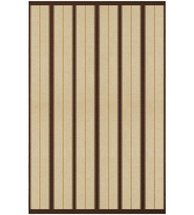 Layered Morrisstudio Racer Stripe rug Margarine MSRSMG140200 Margarine