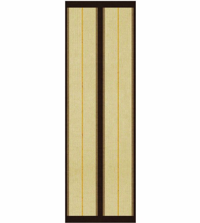 Layered Morrisstudio Racer Stripe Runner rug Margarine MSRSMG75240 Margarine