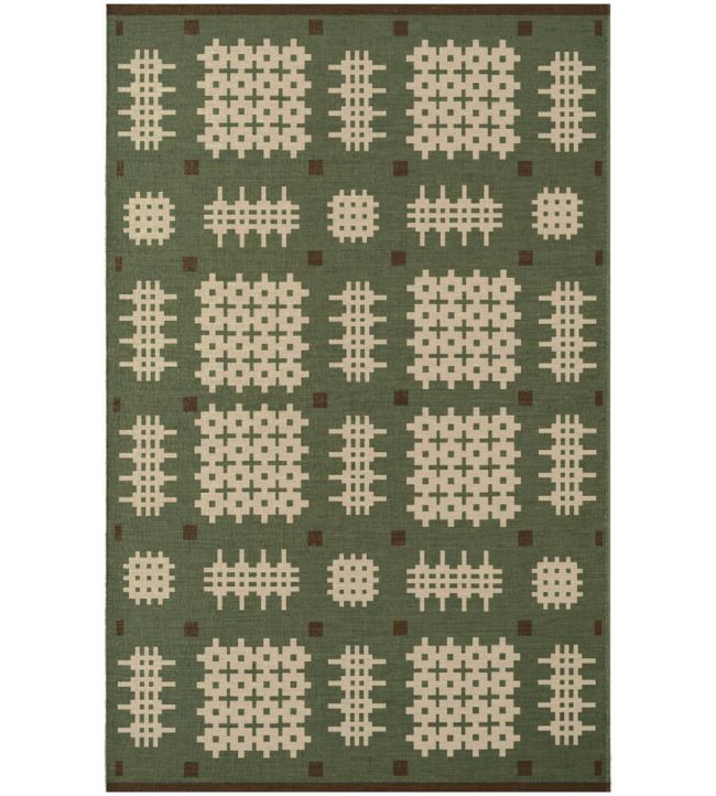 Layered Morrisstudio Ryg rug Bardsey Green MSRYBG140200 Bardsey Green