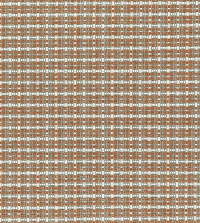 Mosaico Fabric by Casamance Celadon Orange