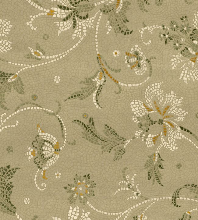 Mosaicum Wallpaper by Coordonne Matcha
