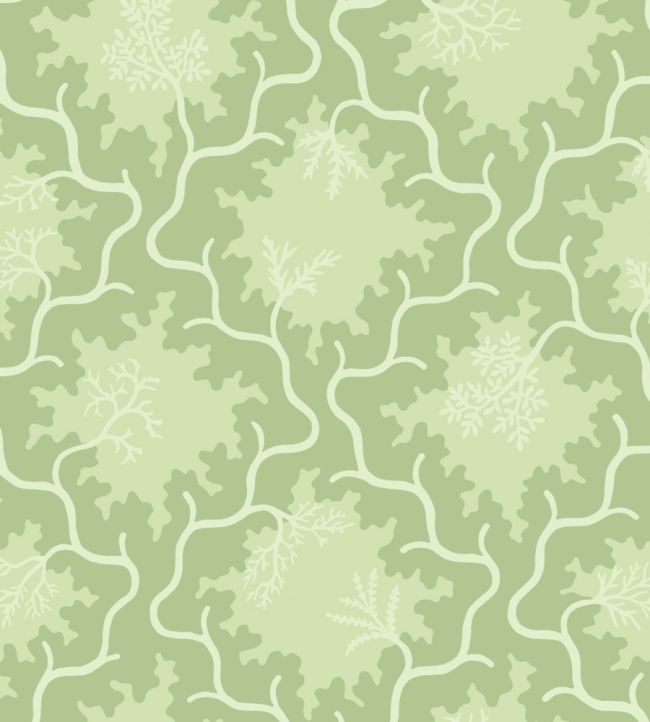 Moss Trellis Wallpaper by Cole & Son Matcha & Pistachio Green