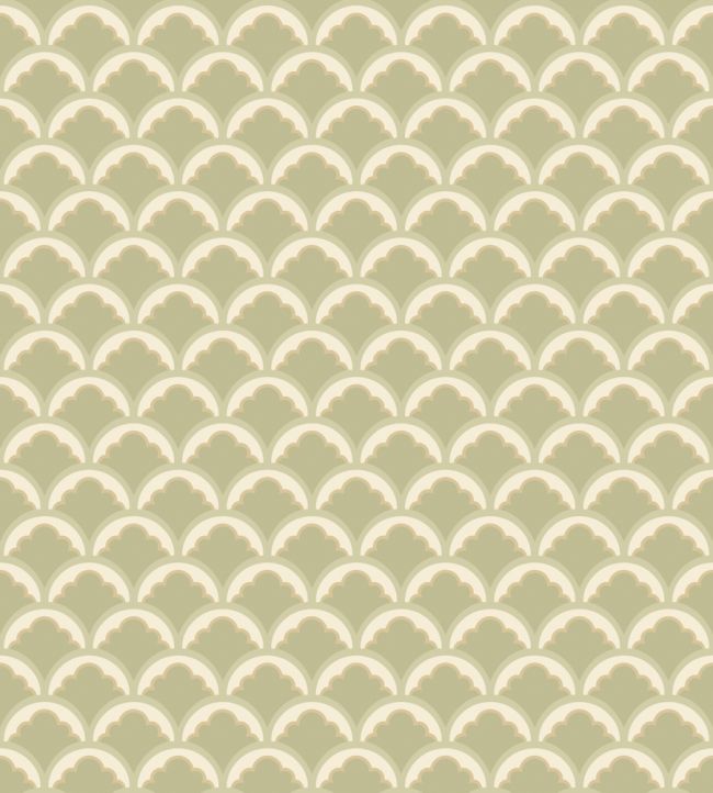 Mount Temple Small Wallpaper by GP & J Baker Sage