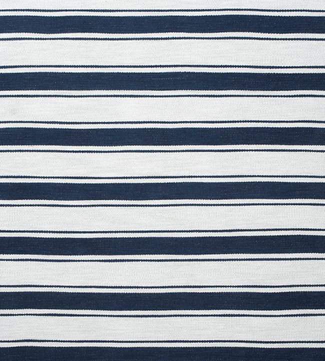 Mountain Stripe Fabric by Andrew Martin Navy