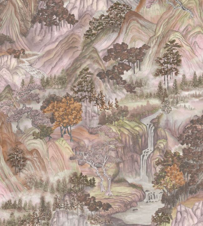 Mountainscape Wallpaper by Cole & Son Maple