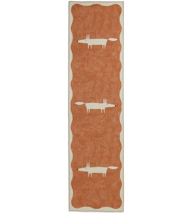 Scion Mr Fox Runner rug Terra/Beige SMRFOXTERBGE6123 Terra/Beige