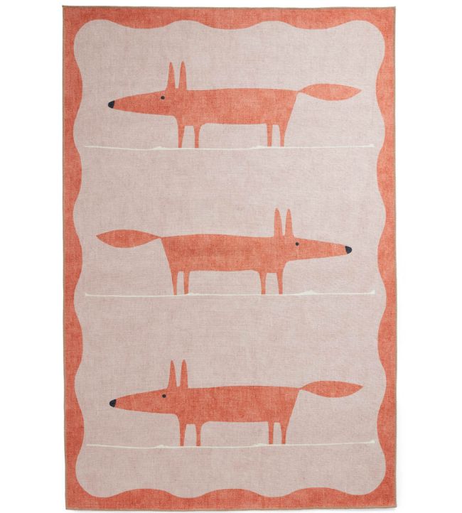 Scion Mr Fox rug Pink/Terra SMRFOXPIKT7615 Pink/Terra