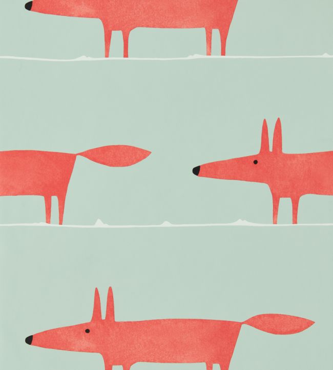 Mr Fox Wallpaper by Scion Sage / Poppy