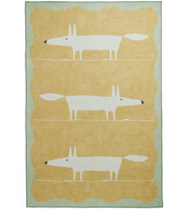 Scion Mr Fox rug Yellow/White SMRFOXYELWHT7615 Yellow/White