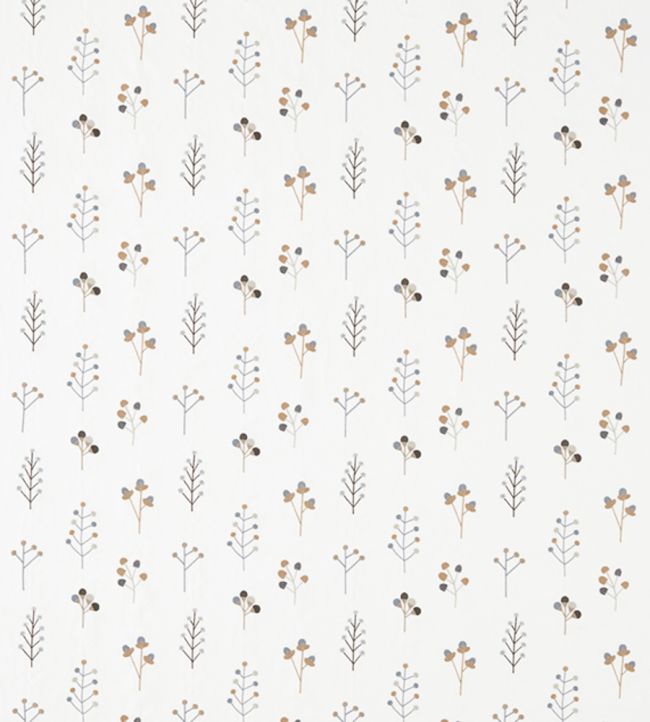 Mukula Fabric by Scion Slate / Biscuit / Charcoal