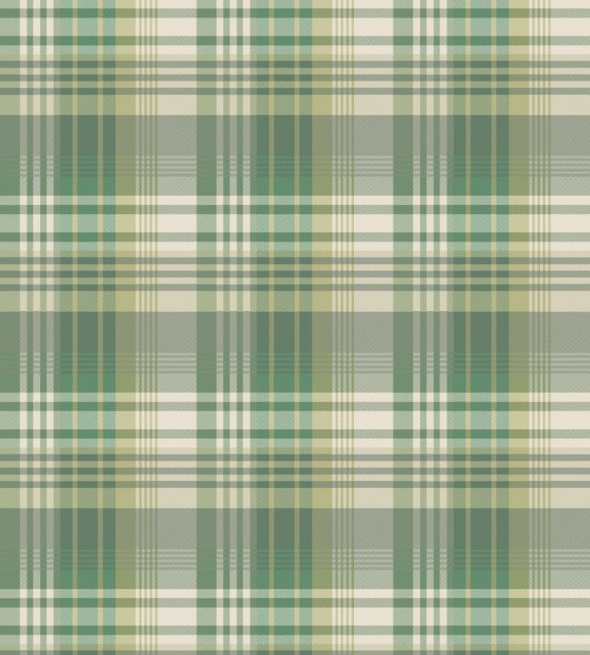 Mulberry Ancient Tartan Wallpaper by Mulberry Home Emerald