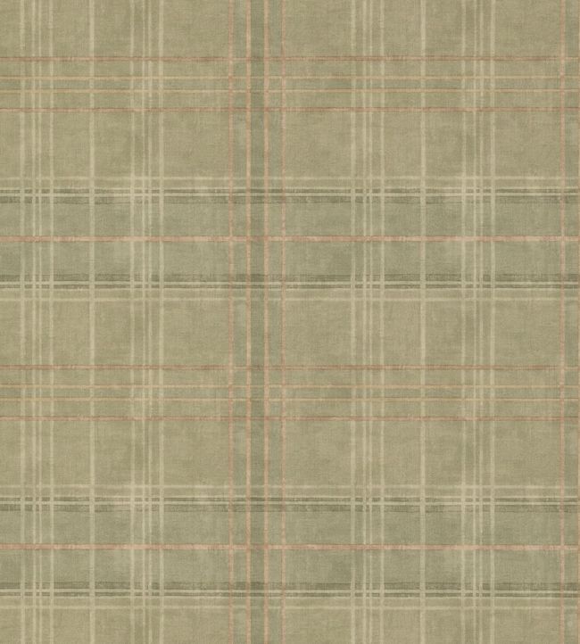 Shetland Plaid Wallpaper by Mulberry Home Lovat
