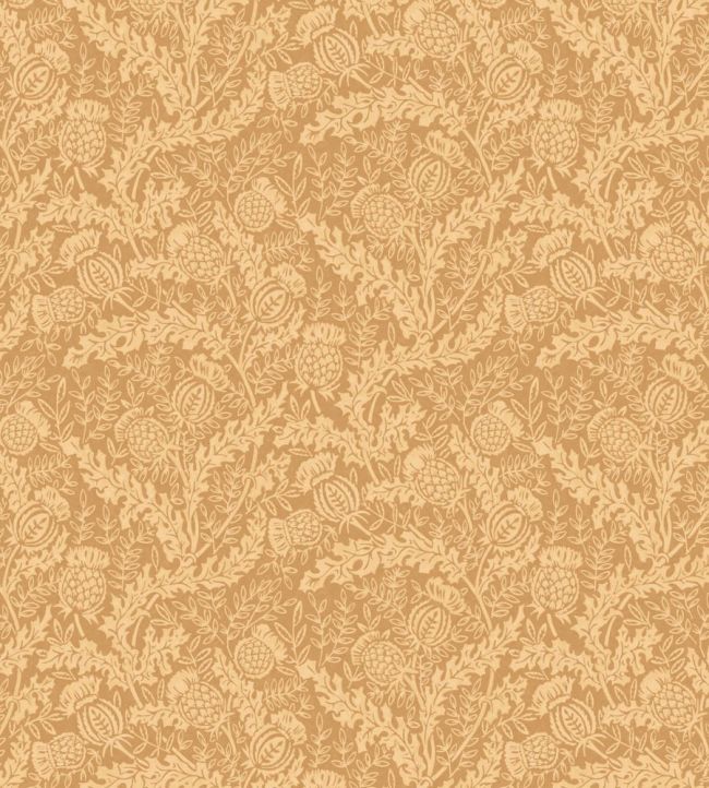 Mulberry Thistle Wallpaper by Mulberry Home Ochre