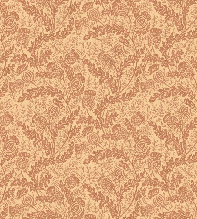 Mulberry Thistle Wallpaper by Mulberry Home Russet